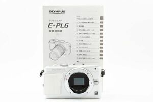 【ジャンク】オリンパス OLYMPUS E-PL6 ホワイト #3610A886