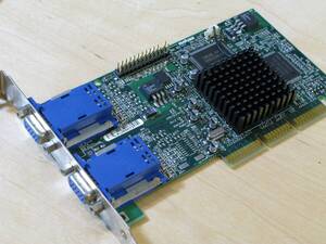 ビデオカード Matrox Millennium G450 G45+MDHA16DLXB 16MB SGRAM AGP 8X/4X D-sub x2