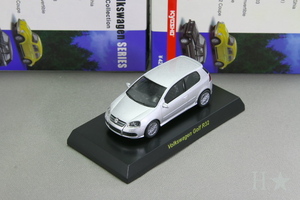 京商 1/64 フォルクスワーゲン ゴルフ R32 シルバー フォルクスワーゲン ミニカーコレクション1 Kyosho 1/64 Volkswagen Golf R32 silver r