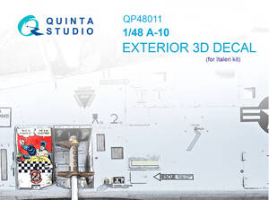 ◆◇Quinta Studio【QP48011】1/48 A-10サンダーボルトⅡ 内装3Dデカール(イタレリ用)◇◆　　