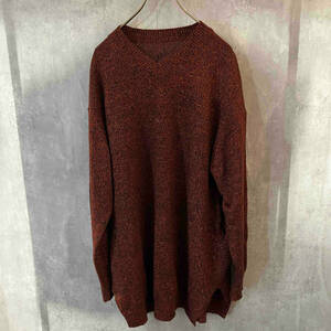 CREPS LONG LENGTH LAME V-NECK KNIT ニット　クレープ 店舗受取可