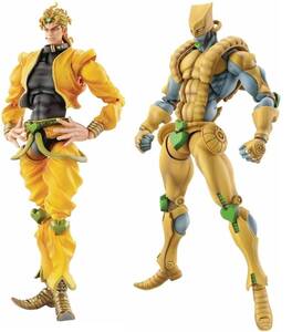 超像可動 『ジョジョの奇妙な冒険 第3部』 ディオ DIO ザ・ワールド 2点セット PVC&ABS&ナイロン製 フィギュア メディコス 新品