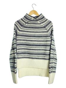 MM6◆Fair Isle Roll Neck Jumper セーター(厚手)/L/アクリル/CRM/S62GP0051