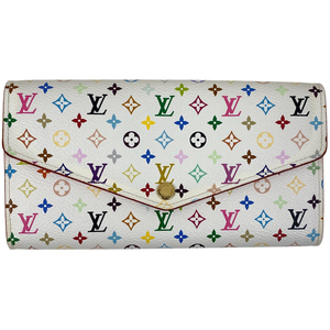 ルイ・ヴィトン Louis Vuitton ポルトフォイユ サラ 長財布 モノグラムマルチカラー ブロン M60667【中古】