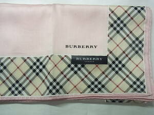 500円から★正規品　未使用　BURBERRY　バーバリー　大判ハンカチ２枚　