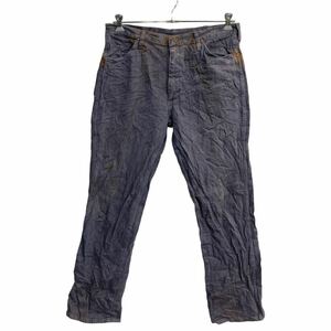 Wrangler カウボーイ ロングパンツ W36 ラングラー グレー 古着卸 アメリカ仕入 2306-232