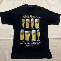 00年代ヨーロッパ古着 ビールグラス Tシャツ L オランダ　ビンテージ