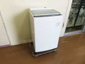 美品　2021年製 IRIS OHYAMA/アイリスオーヤマ　全自動洗濯機 「KAW-100A」　洗濯容量10ｋｇ　部屋干しモード/予約タイマー
