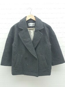 ◇ bulle de savon ビュルデサボン 長袖 コート F グレー *