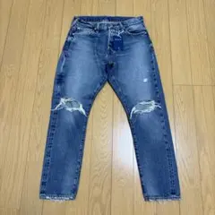 新品 DENIM BY VANQUISH&FRAGMENT ダメージ加工 デニム