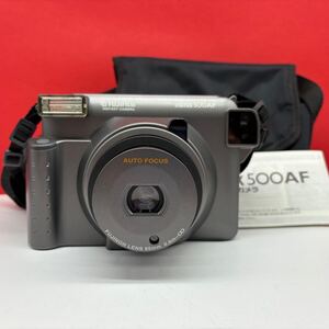 □ FUJIFILM instax 500AF インスタントカメラ FUJINON LENS 95mm 0.6m〜∞ 動作確認済 シャッター、フラッシュOK 富士フィルム