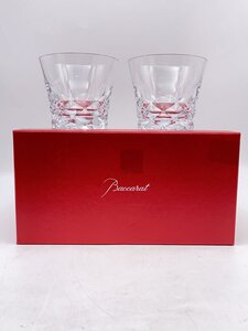 Baccarat◆2020年イヤータンブラー ブラーヴァ ペアロックグラス/2客セット/バカラ/中古