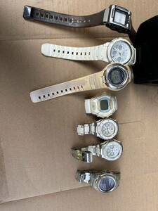 カシオ BABY-G 腕時計 BG-510FP/BGT-2600J/BGA-152/BG-184/msg-301c/ msg-300c/msg-900d 腕時計 7点セット中古現状品　動作未確認