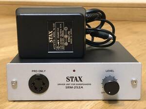 即決/送無 STAX スタックス SRM-252A 小型ドライバーアンプ 伝統の全段A級増幅/直結DCアンプ/出力段=エミッターフォロワー 筐体=アルミ合金