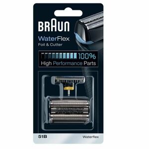 送料198円 BRAUN F/C 51B シリーズ5 ブラウン ☆替刃 51B Water Flex用 網刃・内刃コンビパック