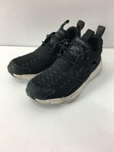 Reebok◆CLASSIC/FURYLITE NEW WOVEN/フューリーライトニューウーブン/23cm/BLK