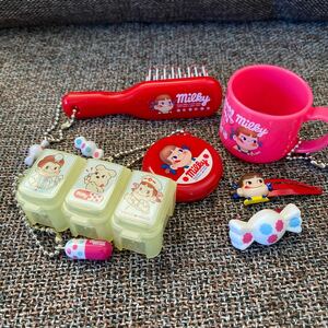 ペコちゃん　くし　カップ　ヘアピン　鏡　まとめ売り　ミニ