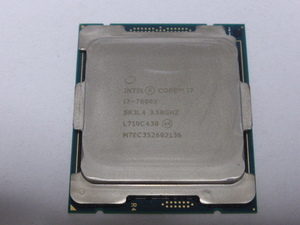 INTEL CPU Core i7 7800X 6コア12スレッド 3.50GHZ SR3L4 LGA2066 CPUのみ 起動確認済みです
