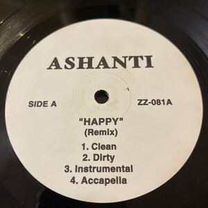 ASHANTI/HAPPY(Remix)//SWIZZ BEATS/GHETTO STORIES//AMERIE/TALK TO ME/レコード/中古/DJ/CLUB