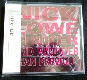 パブロック 国内盤 新品 帯付 Nick Lowe ニック・ロウ　pinker and prouder than previous　初回盤　FIEND CD 99