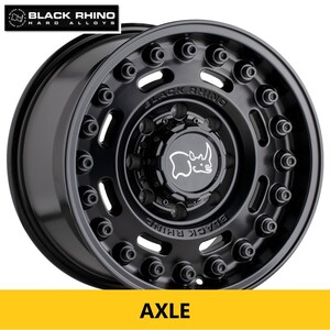 人気オフ系 マットブラック ナット付 BLACK RHINO AXLE 9.5J 20in IS25 120 新品4本 ランドローバー L663 ディフェンダー 90 110