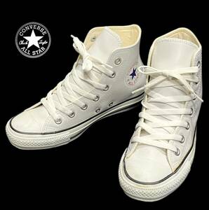 CONVERSE★コンバース★（23.5）1B907 レザー オールスター ハイカット スニーカー シューズ 靴/ホワイト