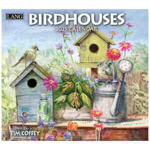 2025 Calendar LANG ラング 壁掛けカレンダー2025年 Tim Coffey Birdｈouses カントリー