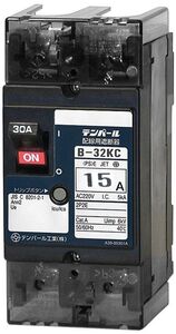 Kシリーズ 分電盤協約形サイズ 配線用遮断器 2P2E15A B-32KC