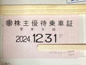 東武鉄道 株主優待乗車証 定期券型 