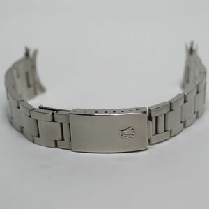 07) 純正品 中古 ロレックス ROLEX 19mm ハードブレス 78350 557B SS メンズ オイスターデイト