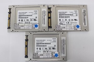 TOSHIBA 128GB 2.5 SSD SATA 動作品 3個セット☆