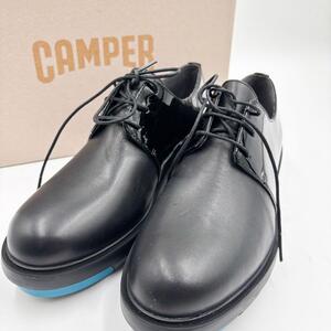 未使用保管品カンペール　CAMPER ローファー レザー エナメル 箱付き　黒