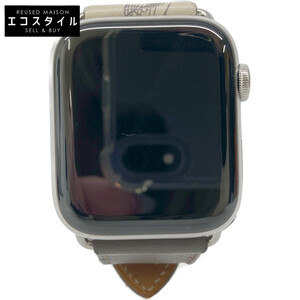 HERMES エルメス x Apple Watch アップルウォッチ MWRA2J/A A2157 Series5 44mm SSケース GPS+Cellularモデル 腕時計 44mm メンズ