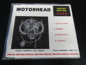 3インチ限定盤！Motorhead - Ace of Spades 輸入盤ミニシングルCD（イギリス CD3-10, 1988）