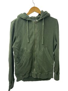 DIESEL◆J-VESTOL HOODIE/ジップパーカー/S/コットン/KHK