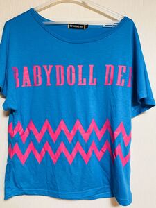 【ベビードールディープ】半袖Tシャツ♪～L～BABYDOOLDEEP