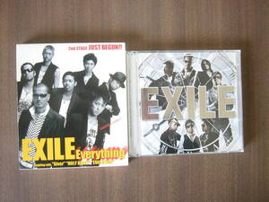 EXILE （CD＋DVD）セット/25thシングル「時の描片 〜トキノカケラ〜/24karats -type EX-」＋21thシングル 「Everything」CD+DVD・紙ケース