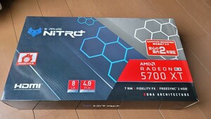 SAPPHIRE NITRO＋ RADEON RX 5700XT 8G GDDR6　新品購入 使用時間700時間程度　美品 AMD 