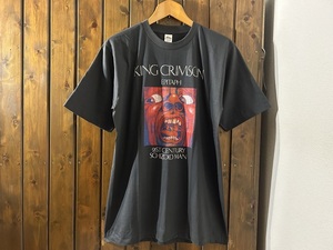 新品★キングクリムゾン　クリムゾンキングの宮殿　ビンテージスタイル　Tシャツ【XL】★ジャズ/アートロック