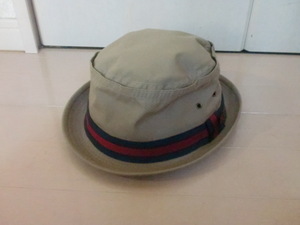 USA製　NEWYORK HAT ニューヨークハット　ポークパイ　L　ベージュ