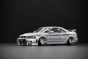 inno64[KaiZ] 1/64 NISSAN SKYLINE GT-R (R33) NISMO 400R 改 深リム ローダウン 改造 カスタム品　