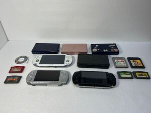 SONY ソニー 任天堂 ニンテンドー PSVITA PSP 3DS DS lite ７台　まとめ　ゲームソフト　７点セット　美品あり