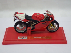 Maisto　マイスト　DUCATI 998R　ドゥカティ　オートバイ　ミニカー　