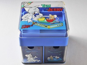 ●昭和レトロ　トムとジェリー　タフィー　小物入れ　引き出し付き TOM & JERRY