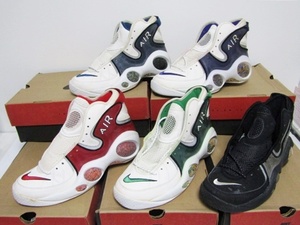 1995年製 VTG NIKE AIR ZOOM FLIGHT 95 HI ORIGINAL PCPS 4品番 5足セット OG ナイキ エア ズームフライト ハイ オリジナル サンプル レア