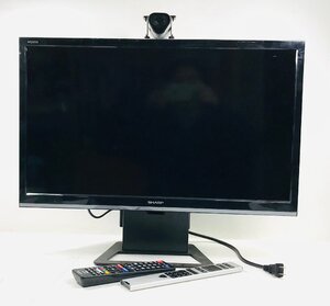 ★中古動作品　SHARP AQUOS LC-24P5 液晶カラーテレビ 24V型 2018年製 Polycom 会議システム RealPresence Group 310