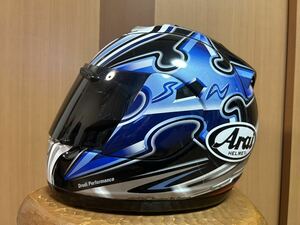 中古 ARAI ヘルメット RX-7RR4 中野真矢レプリカ SP忠男 オマケ付き