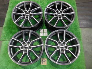 ★ BBS アルミホイール 4本セット 18x8.5J ガンメタ 5H PCD114.3 OFF+45 ハブ径82mm センターキャップ付 ★ 2梱包発送予定 ★