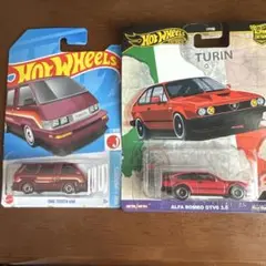 1986 Toyota Van & Alfa Romeo GTV 6 3.6