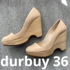 durbuy 36 ウェッジソール　パンプス　デュルブイ